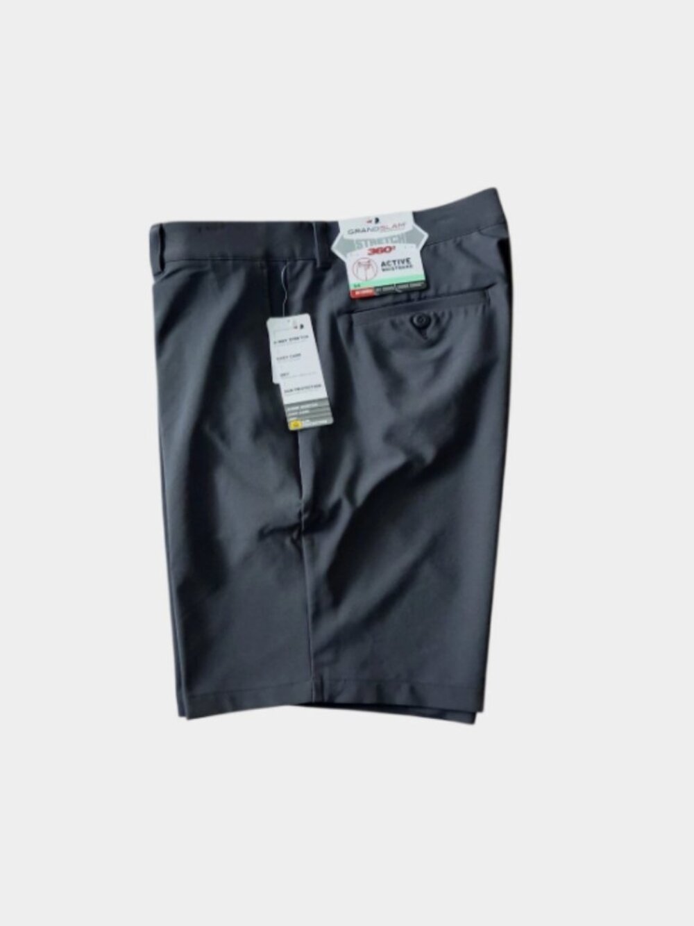 Grandslam Performance 4 way Stretch 360 Mens Golf Shorts Size 34 Caviar